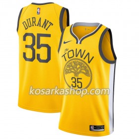 Dres Golden State Warriors Kevin Durant 35 Nike 2018-19 Žuti Swingman